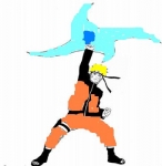 naruto rasengan shuriken a colori